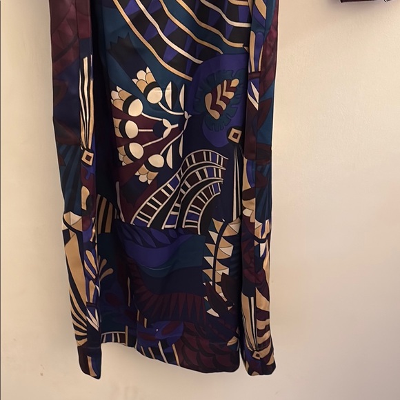 Ann Taylor Long Sleeve Dress in Purple and Gold - Picture 13 of 13